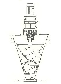 单螺旋锥形混合机